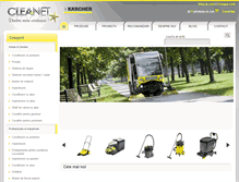 Tablet Screenshot of cleanet.ro